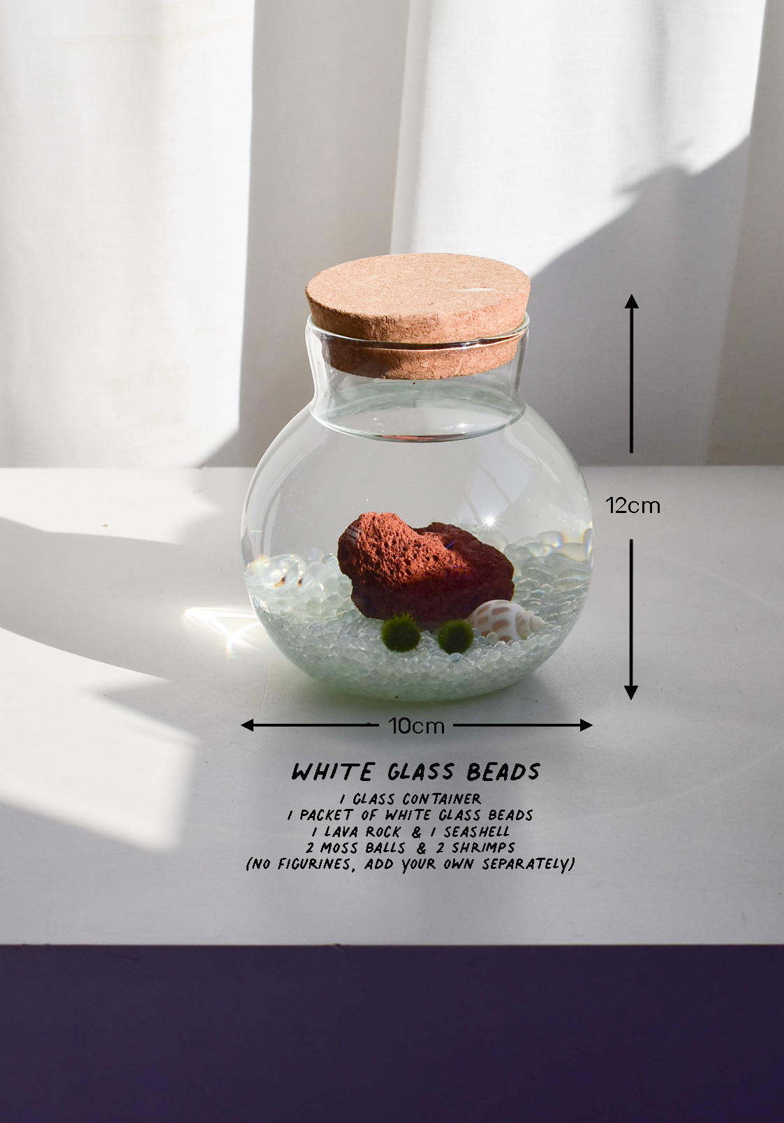 Customise your own DIY KIT SMALL aquarium (Add your own figurines separately) - Image 5