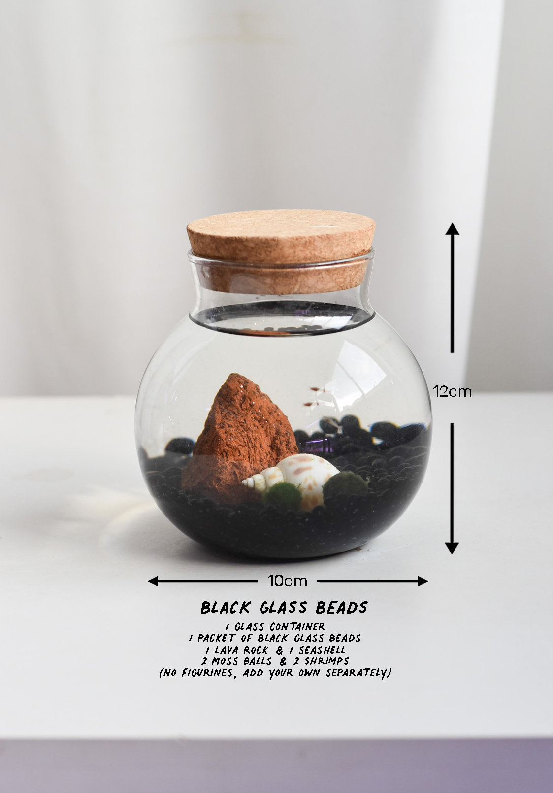 Customise your own READY MADE SMALL aquarium (Add your own figurines separately) - Image 3