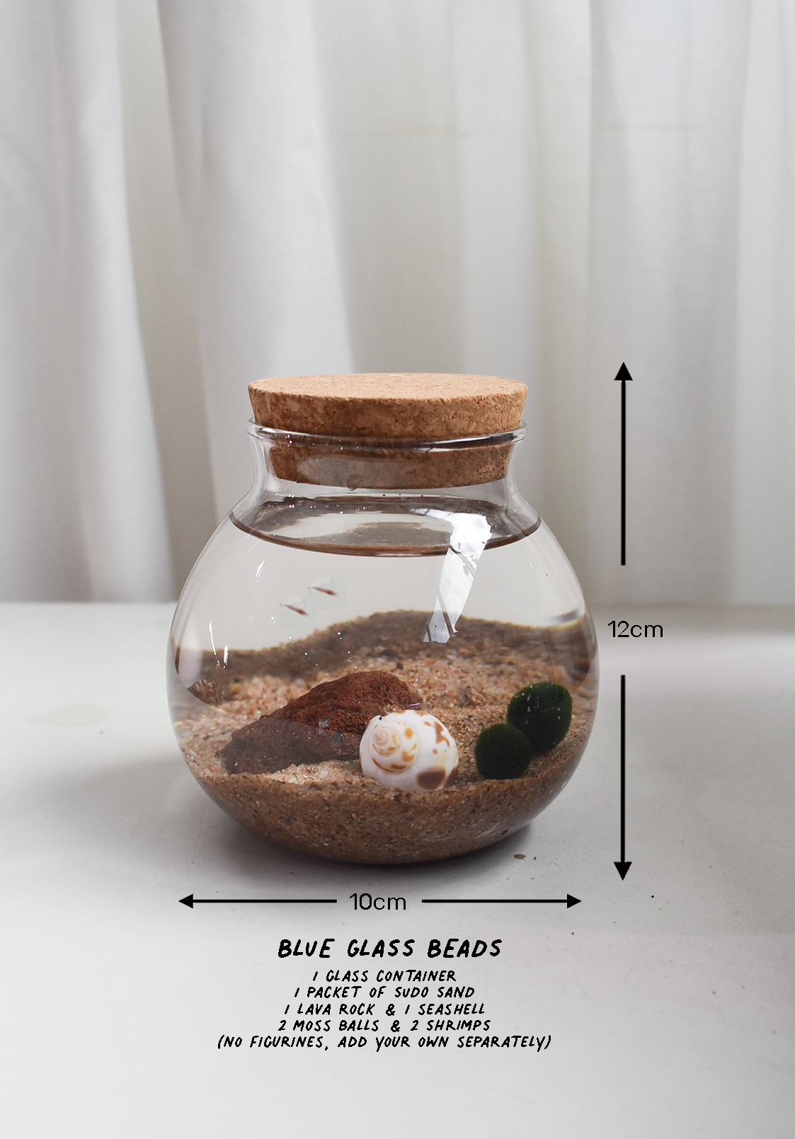 Customise your own READY MADE SMALL aquarium (Add your own figurines separately) - Image 6